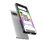 food court boarding pass ticket back phone cover | glass case for google pixel 7 pro