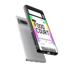 food court boarding pass ticket back phone cover | glass case for Google Pixel 7