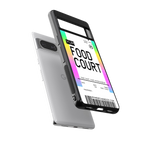 food court boarding pass ticket back phone cover | glass case for Google Pixel 8