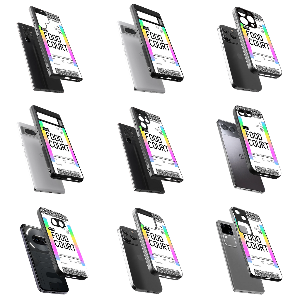 Durable Glass Back Mobile Case for iPhone, Samsung, OnePlus, Google Pixel, Redmi, Vivo, Oppo