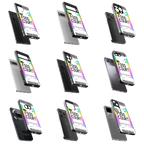 Durable Glass Back Mobile Case for iPhone, Samsung, OnePlus, Google Pixel, Redmi, Vivo, Oppo