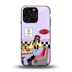 foodie diner back phone cover | glass case for iphone 13 pro