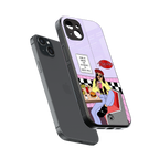 foodie diner back phone cover | glass case for iphone 15 plus