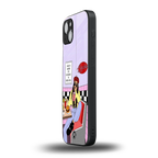 foodie diner back phone cover | glass case for iphone 15 plus