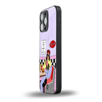 foodie diner back phone cover | glass case for iphone 14 pro max