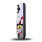 foodie diner back phone cover | glass case for iphone 16 plus