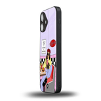 foodie diner back phone cover | glass case for iphone 16