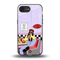 foodie diner back phone cover | glass case for iphone 16e