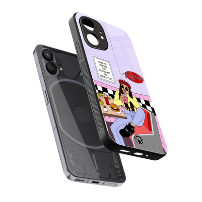 foodie diner back phone cover | glass case for nothing phone 1