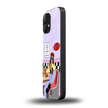 foodie diner back phone cover | glass case for nothing phone 2