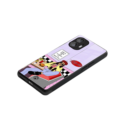 foodie diner back phone cover | glass case for nothing phone 2