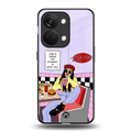 foodie diner back phone cover | glass case for oneplus nord 3