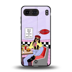 foodie diner back phone cover | glass case for oneplus nord 4