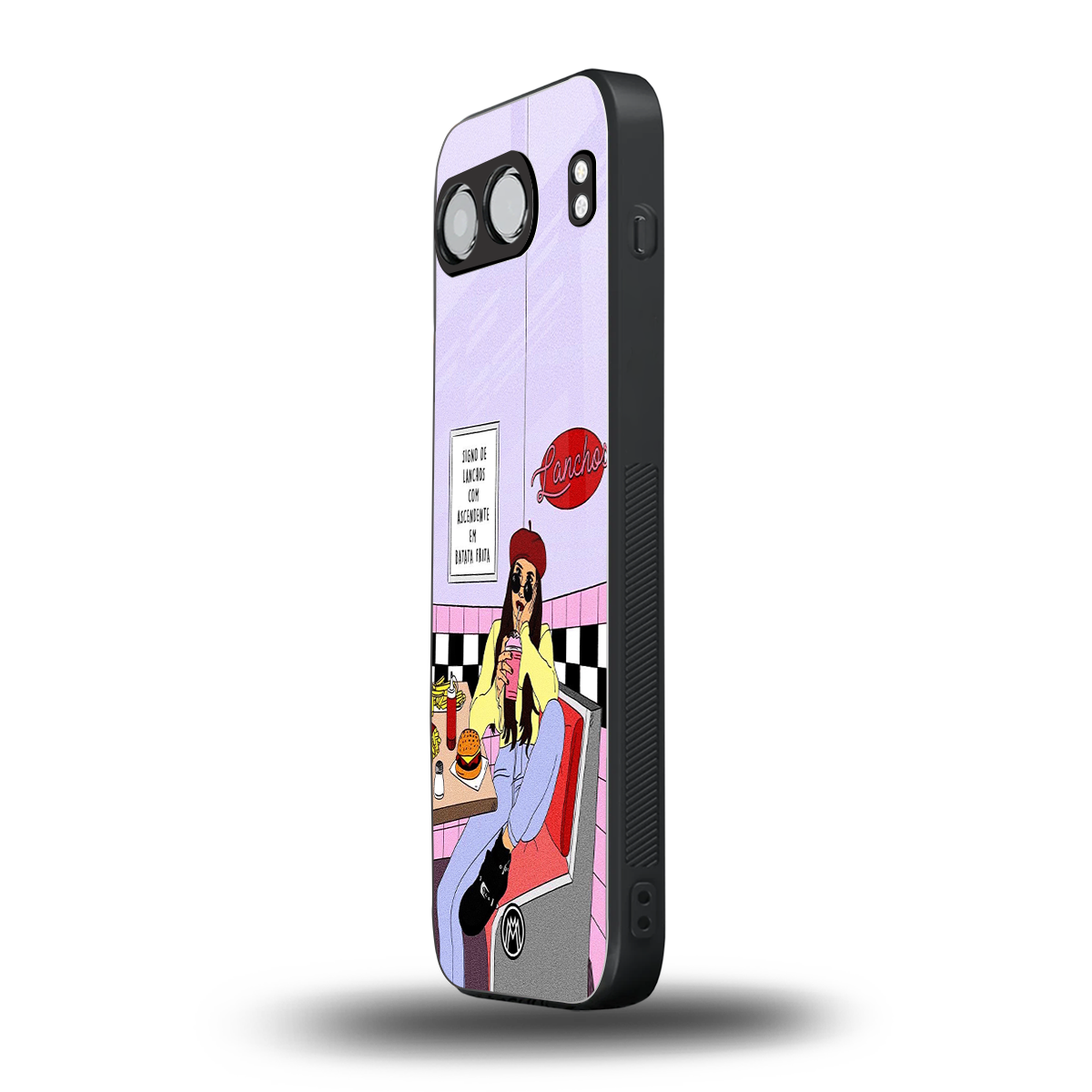 foodie diner back phone cover | glass case for oneplus nord 4