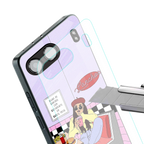 foodie diner back phone cover | glass case for oneplus nord 4