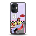 foodie diner back phone cover | glass case for oneplus nord ce 3