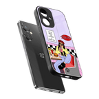 foodie diner back phone cover | glass case for oneplus nord ce 3