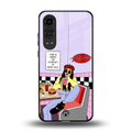 foodie diner back phone cover | glass case for oneplus nord ce 4 lite