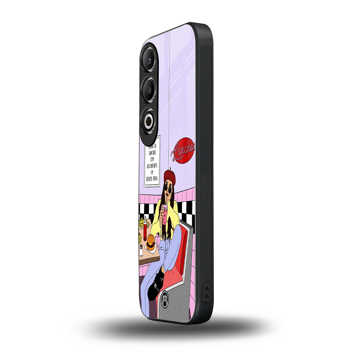 foodie diner back phone cover | glass case for oneplus nord ce 4