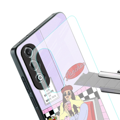 foodie diner back phone cover | glass case for oneplus nord ce 4