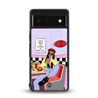 foodie diner back phone cover | glass case for Google Pixel 6A