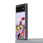foodie diner back phone cover | glass case for Google Pixel 6A