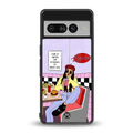 foodie diner back phone cover | glass case for google pixel 7 pro