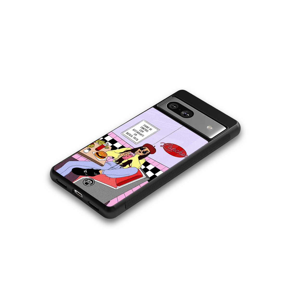 foodie diner back phone cover | glass case for Google Pixel 7A