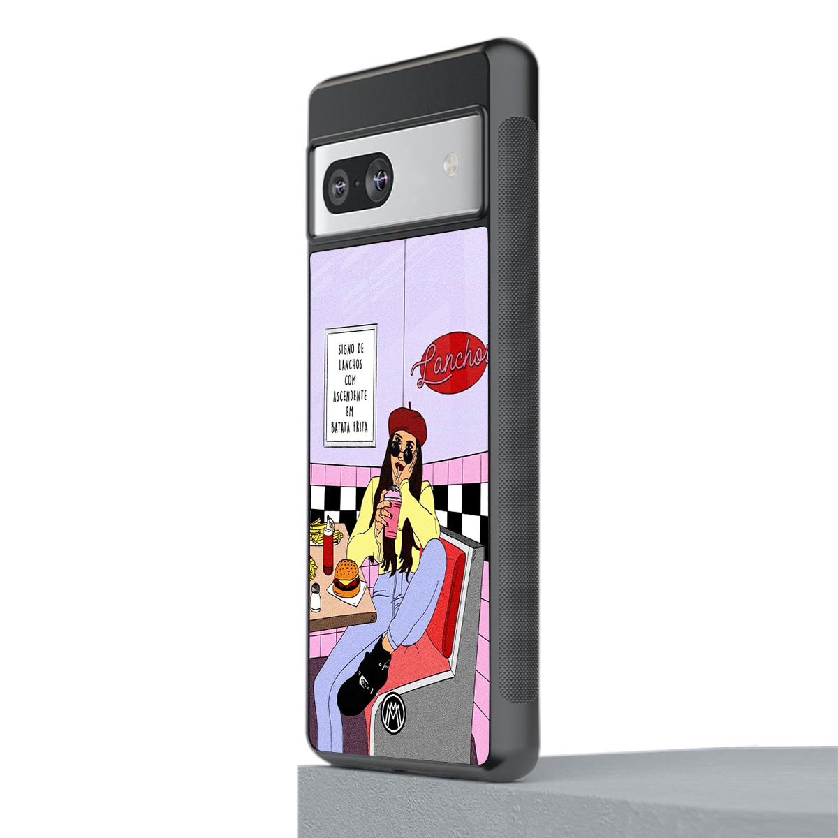 foodie diner back phone cover | glass case for Google Pixel 7