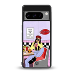 foodie diner back phone cover | glass case for google pixel 8 pro
