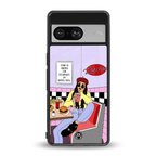 foodie diner back phone cover | glass case for Google Pixel 8