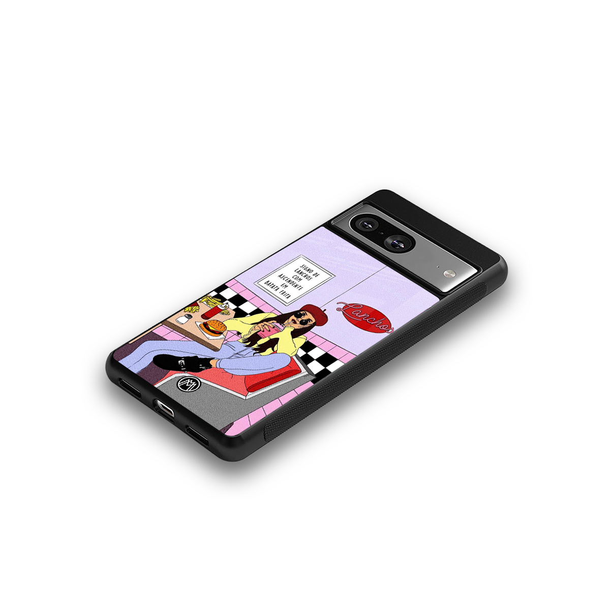 foodie diner back phone cover | glass case for Google Pixel 8