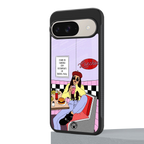 foodie diner back phone cover | glass case for google pixel 9