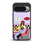foodie diner back phone cover | glass case for google pixel 9 pro