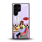 foodie diner back phone cover | glass case for samsung galaxy s25 ultra