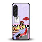 foodie diner back phone cover | glass case for samsung galaxy s24 fe