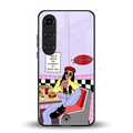 foodie diner back phone cover | glass case for samsung galaxy s25 plus