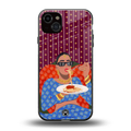foodie queen back phone cover | glass case for iphone 14 plus