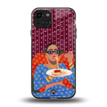 foodie queen back phone cover | glass case for iphone 15