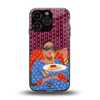 foodie queen back phone cover | glass case for iphone 16 pro