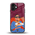 foodie queen back phone cover | glass case for iphone 16