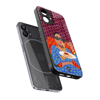 foodie queen back phone cover | glass case for nothing phone 1