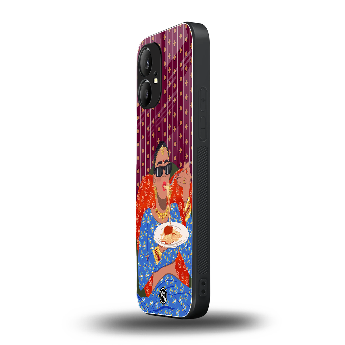 foodie queen back phone cover | glass case for nothing phone 1