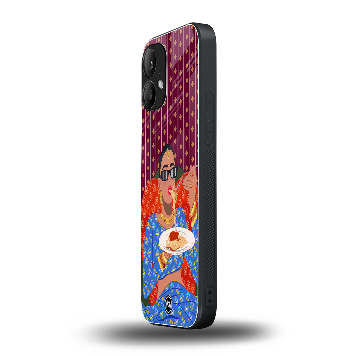 foodie queen back phone cover | glass case for nothing phone 2