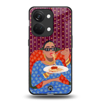 foodie queen back phone cover | glass case for oneplus nord 3