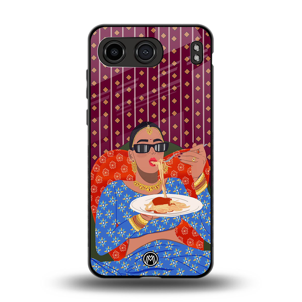 foodie queen back phone cover | glass case for oneplus nord 4
