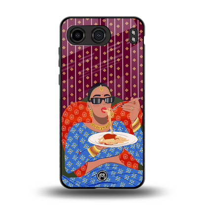 foodie queen back phone cover | glass case for oneplus nord 4