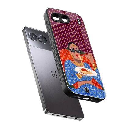 foodie queen back phone cover | glass case for oneplus nord 4