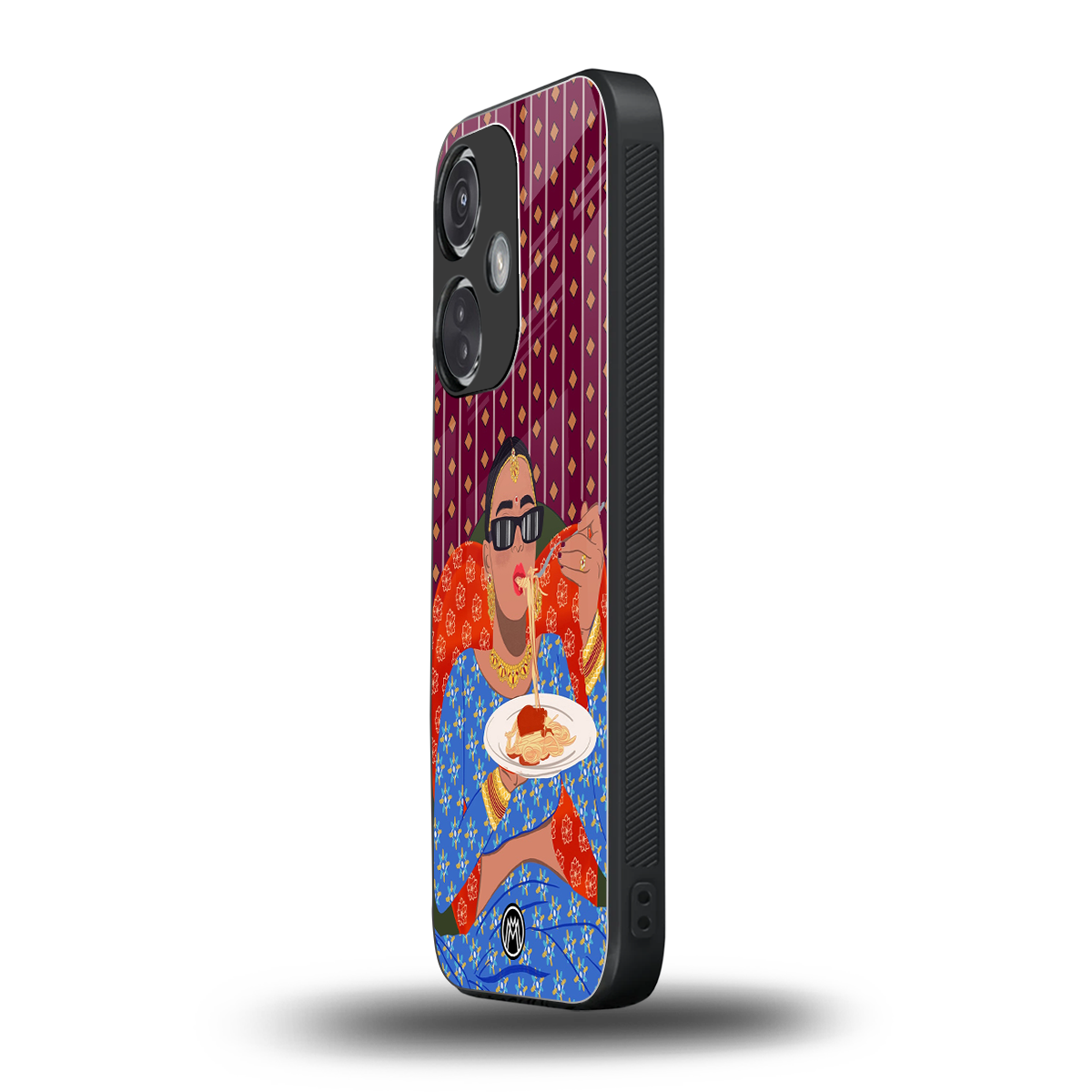 foodie queen back phone cover | glass case for oneplus nord ce 3