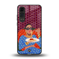 foodie queen back phone cover | glass case for oneplus nord ce 4 lite